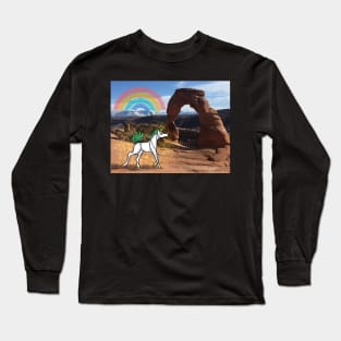 Magic in the Wild: Arches National Park in Moab Utah | Dancing Uniquorns by Mellie Long Sleeve T-Shirt